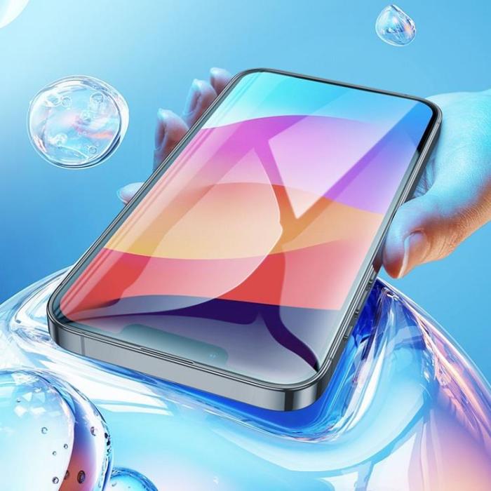 OEM - [Pack 10] HOCO iPhone 15/16 Härdat Glas Skärmskydd HD Guardian