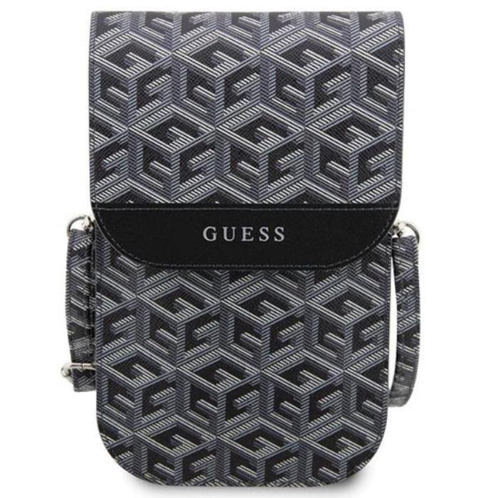 Guess - Guess Halsbandsfodral GCube Stripe - Svart