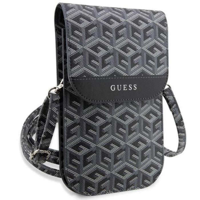 Guess - Guess Halsbandsfodral GCube Stripe - Svart