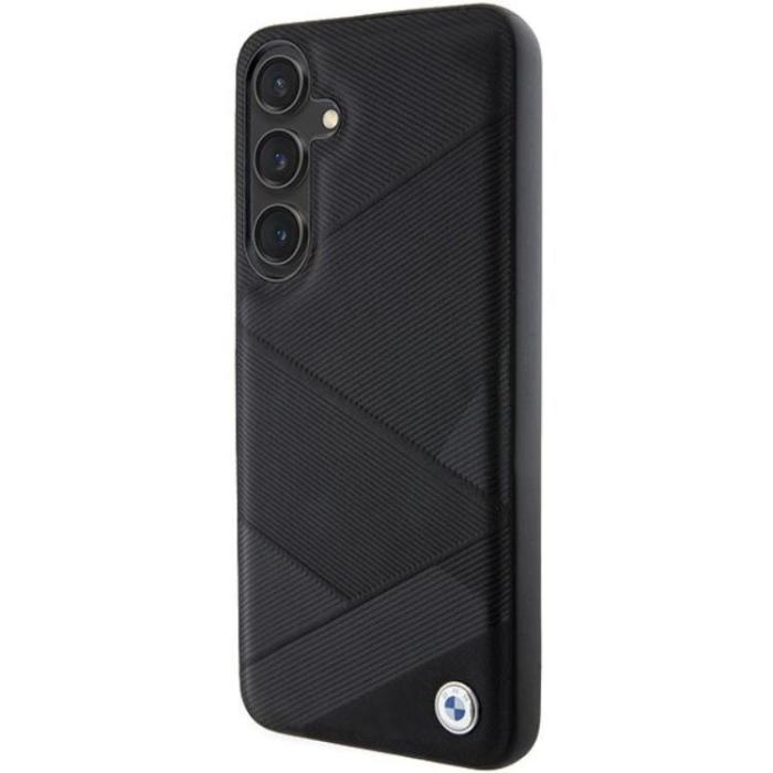 BMW - BMW Galaxy S24 Mobilskal Signature Läder Crossing Line Pattern