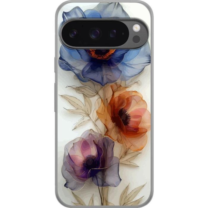 iSecrets - Mobilskal till Google Pixel 9 Pro XL med Silkesblommor