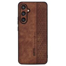 AZNS - AZNS Samsung Galaxy S24 FE Fodral Shockproof KonstL&auml;der - Brun