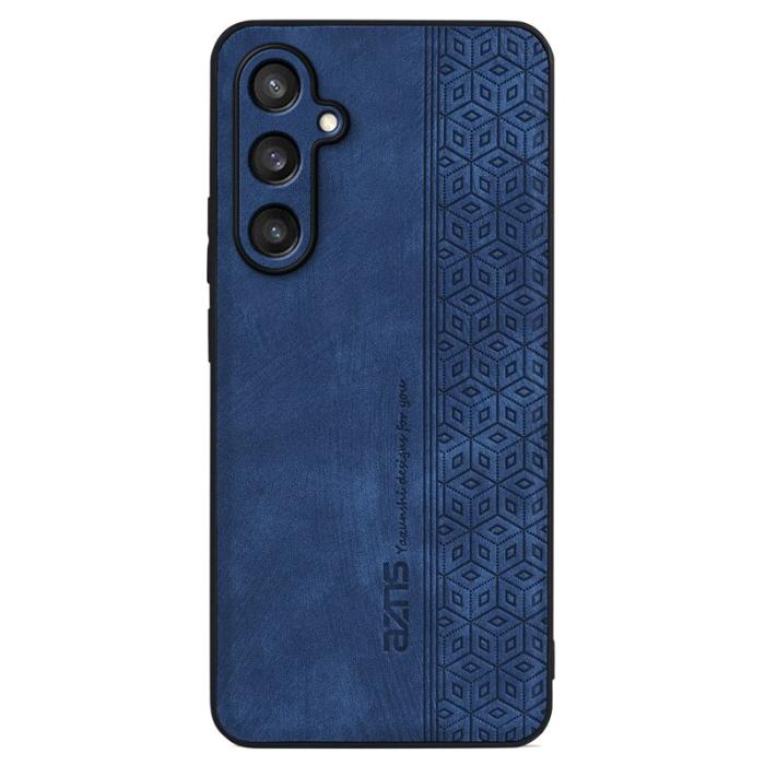 AZNS - AZNS Samsung Galaxy S24 FE Fodral Shockproof KonstLäder - Blå