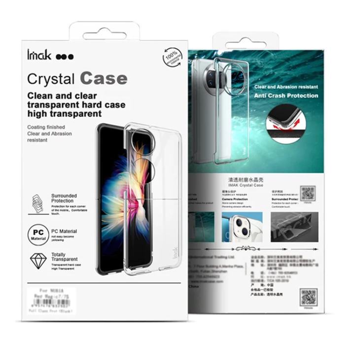 Imak - Imak Galaxy Z Flip 7 Mobilskal Crystal PC - Clear