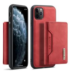 DG.MING - DG.MING 2-in-1 Konstl&auml;der Pl&aring;nboksfodral i R&ouml;d f&ouml;r iPhone 11 Pro Max