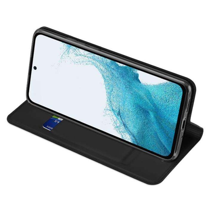 Dux Ducis - DUX DUCIS Skin Pro Series Samsung Galaxy S21 Fodral KonstLäder - Svart