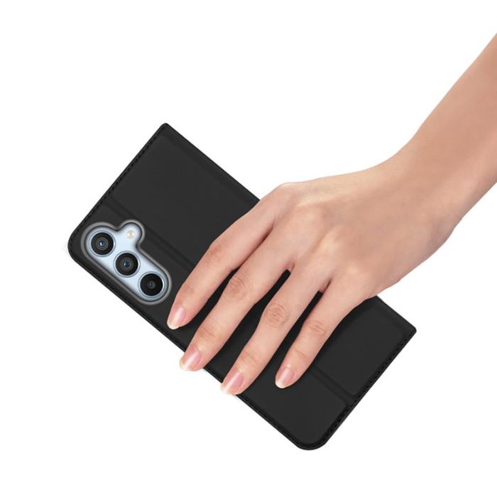 Dux Ducis - DUX DUCIS Skin Pro Series Samsung Galaxy S21 Fodral KonstLäder - Svart
