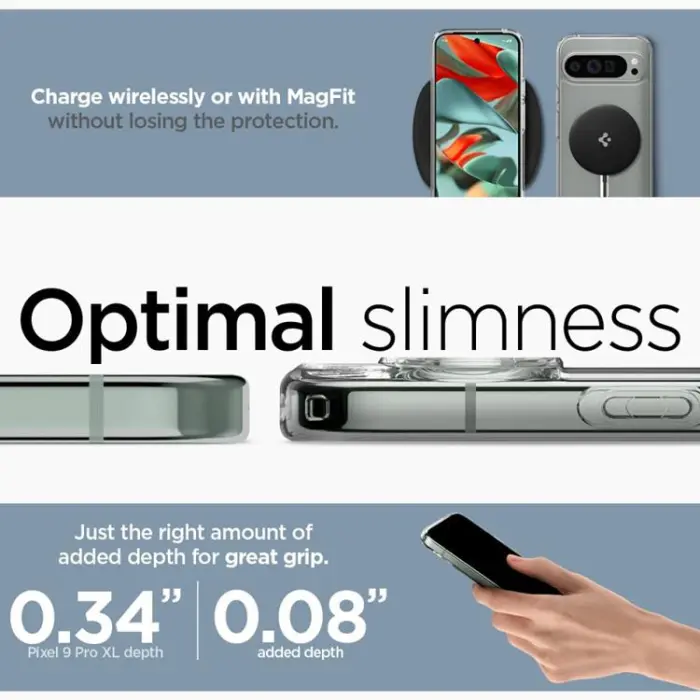 UTGATT - Spigen Google Pixel 9 Pro XL Mobilskal Magsafe Ultra Hybrid