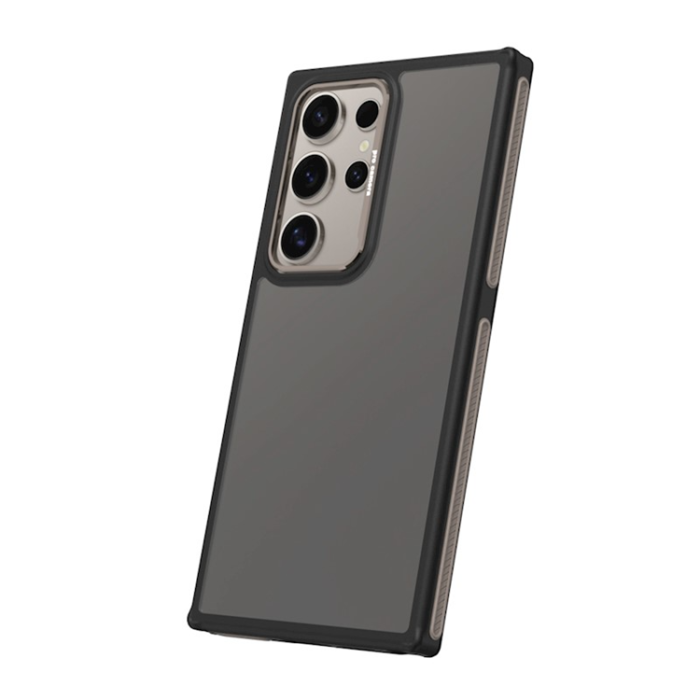 OEM - Galaxy S24 Ultra Mobilskal Crystal Black - Grå
