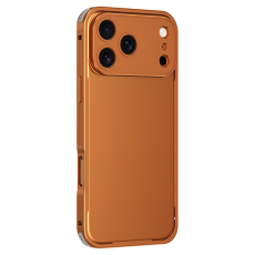 A-One Brand - iPhone 17 Pro Max Mobiskal Bumper Aluminium Alloy - Orange