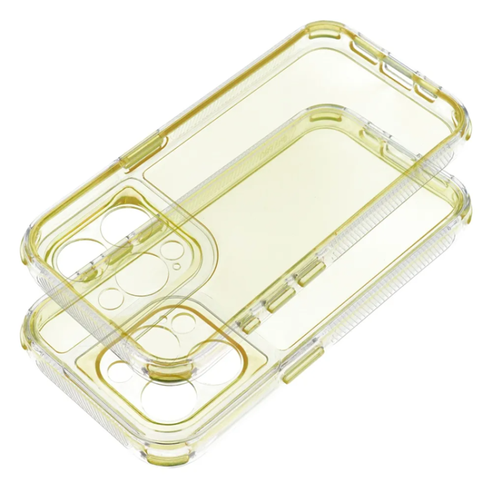 A-One Brand - iPhone 17 Mobilskal Matrix Clear - Gul