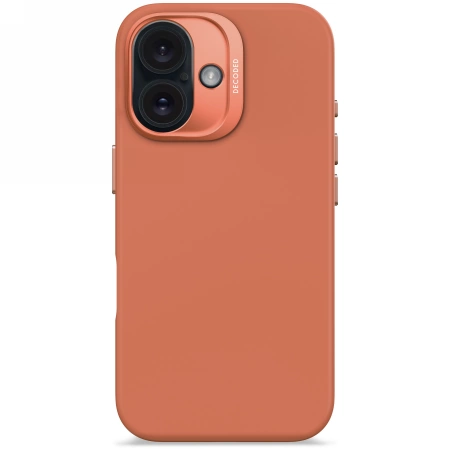 Decoded iPhone 16 Plus Mobilskal MagSafe Antimikrobiell Silikon - Orange | 2353 | AlltMobil