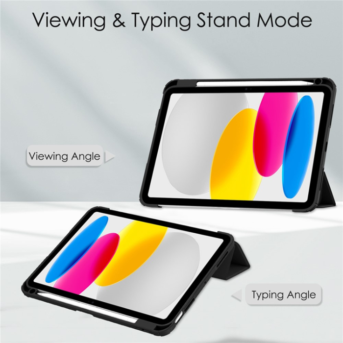 A-One Brand - iPad 10.9 (2022) Fodral Shockproof - Svart