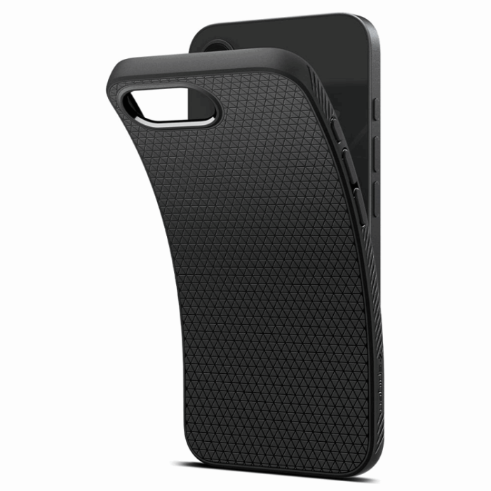 Spigen - Spigen iPhone 16e Mobilskal Liquid Air - Matt Svart