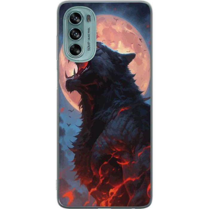 iSecrets - Mobilskal till Motorola Moto G62 5G med Ylande varg