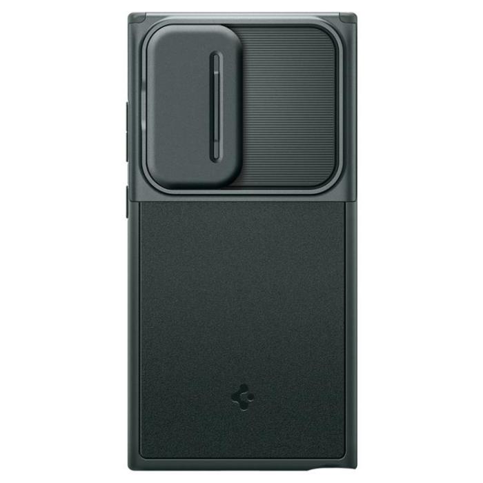 Spigen - Spigen Galaxy S24 Ultra Mobilskal Optik Armor - Abyys Grön