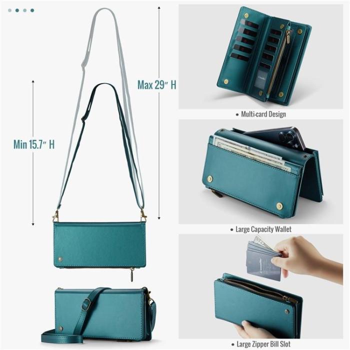 Caseme - CASEME Me10 Crossbody Väskor Zipper - Grön