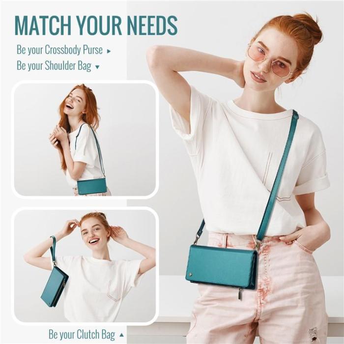Caseme - CASEME Me10 Crossbody Väskor Zipper - Grön