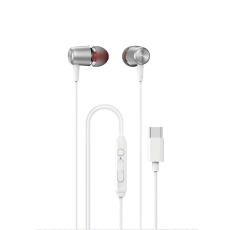 Dudao - Dudao X1PROT In-Ear H&ouml;rlurar Anslutna USB-C Kabel 1.2 m - Vit