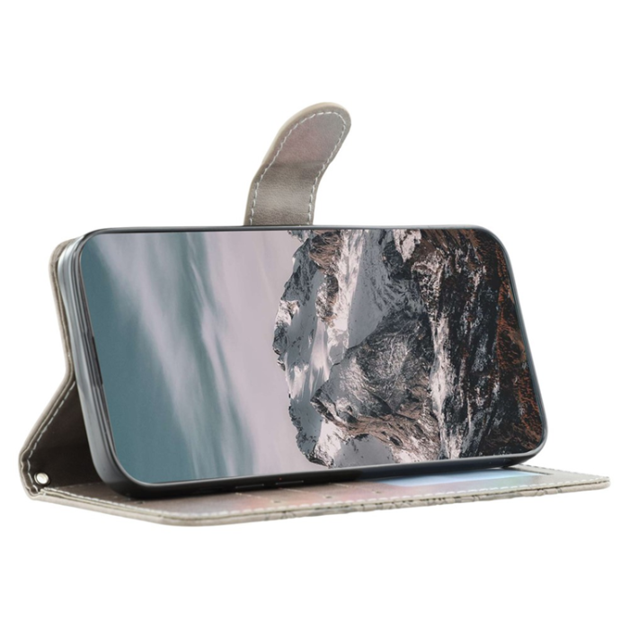 A-One Brand - OnePlus 15 Plånboksfodral Mandala Imprinted Konstläder - Grå