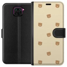 iSecrets - Plånboksfodral till Xiaomi Redmi Note 9 med Björnmönster