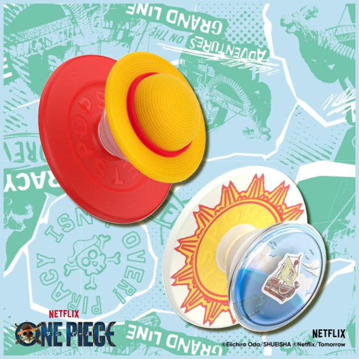 PopSockets - PopSockets PopOut Luffys Hat MagSafe Mobilgrip och Stativ
