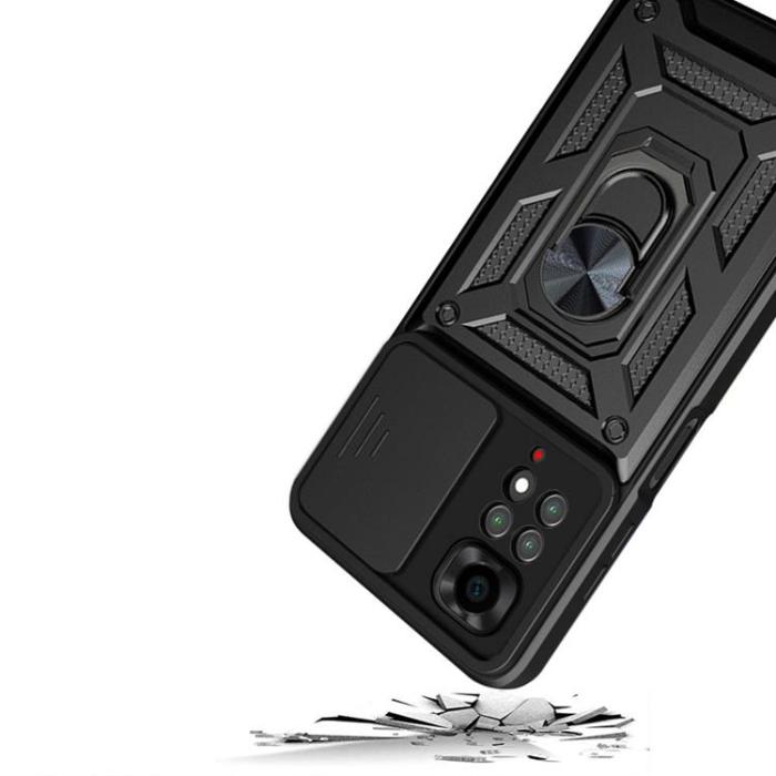 Tech-Protect - Camshield Pro Skal Xiaomi Redmi Note 11 Pro 4G/5G - Svart