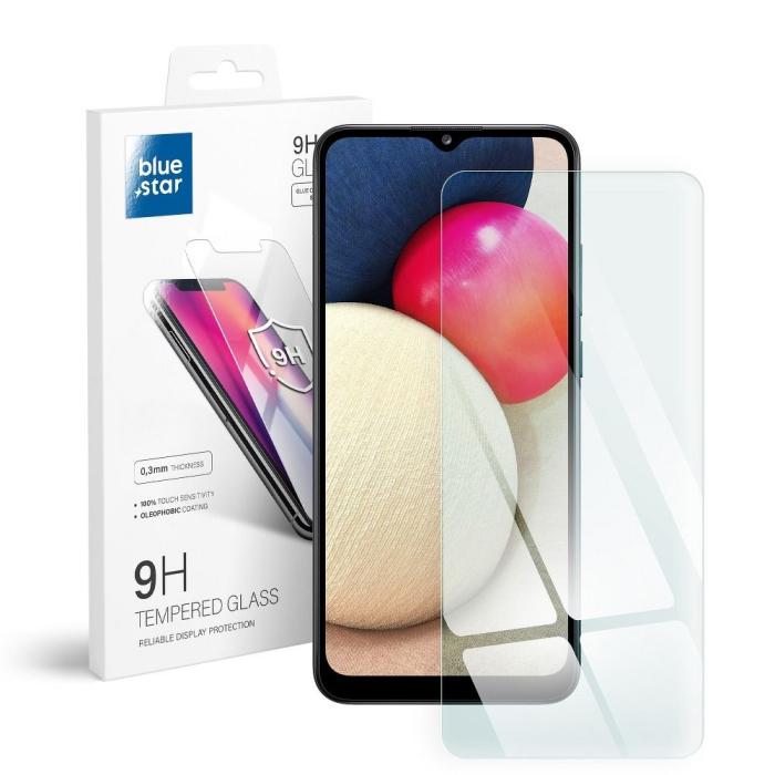 Blue Star - Blue Star Samsung Galaxy A02s Skärmskydd av Härdat Glas