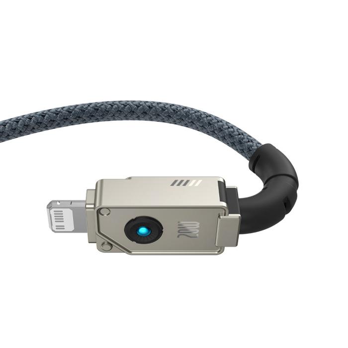 BASEUS - BASEUS USB-C till Lightning Kabel 20W 2m 480Mbps - Vit