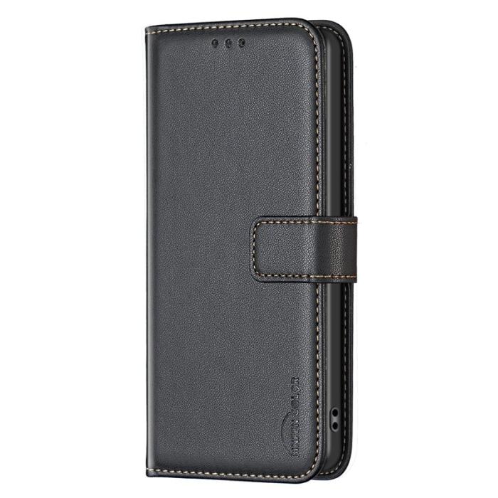 BINFEN COLOR - BINFEN Samsung Galaxy S26 Plus Plånboksfodral Folio Flip Konstläder - Svart