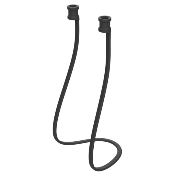 OEM - Hörlursband i silikon till Apple Airpods 1/2/3 - Svart
