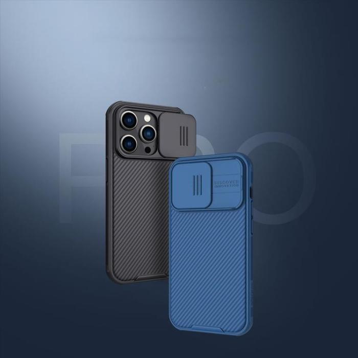 Nillkin - Nillkin iPhone 14 Pro Skal CamShield Pro (PC Och TPU) - Blå