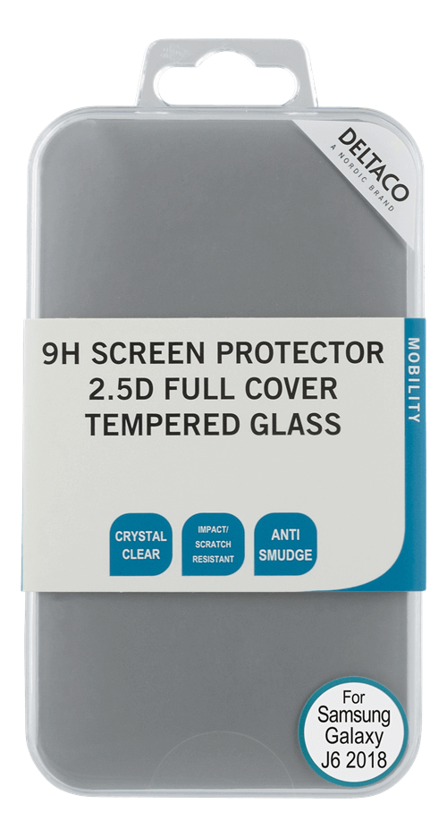 DELTACO Härdat Glas Skärmskydd för Galaxy J6 (2018) | 5468 | AlltMobil