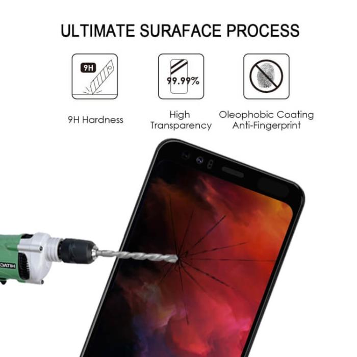 A-One Brand - Heltäckande Härdat Glas Skärmskydd för Google Pixel 4