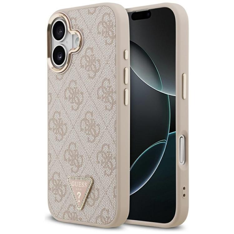Guess Mobilskal till iPhone 17 MagSafe 4G Triangle Logo - Rosa Guld | 2353 | AlltMobil