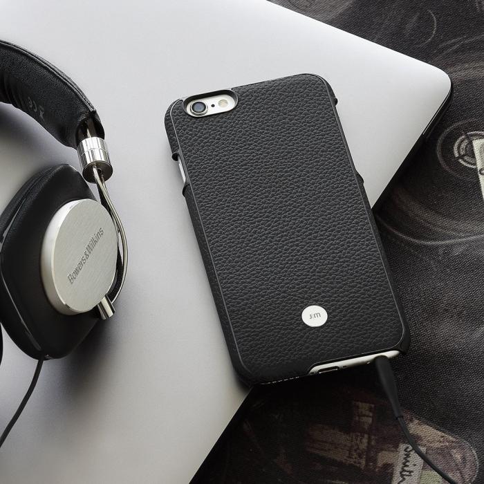 Just Mobile - Just Mobile Quattro Läderfodral för iPhone 6/6s - Svart