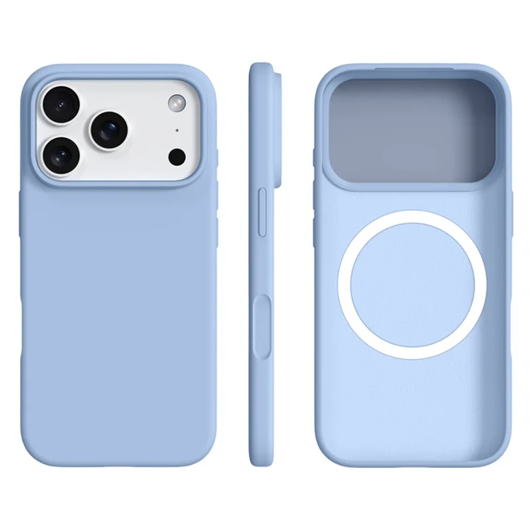 iPhone 17 Pro Mobilskal MagSafe Ultra Thin Silicone - Haze Blå | 2353 | AlltMobil