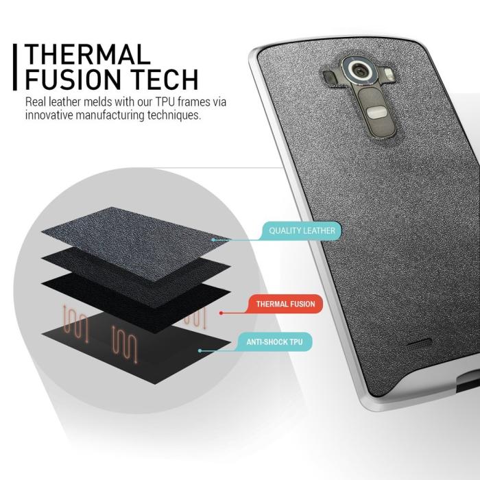 UTGATT5 - Caseology Envoy Series BaksideSkal till LG G4 - Charcoal Black