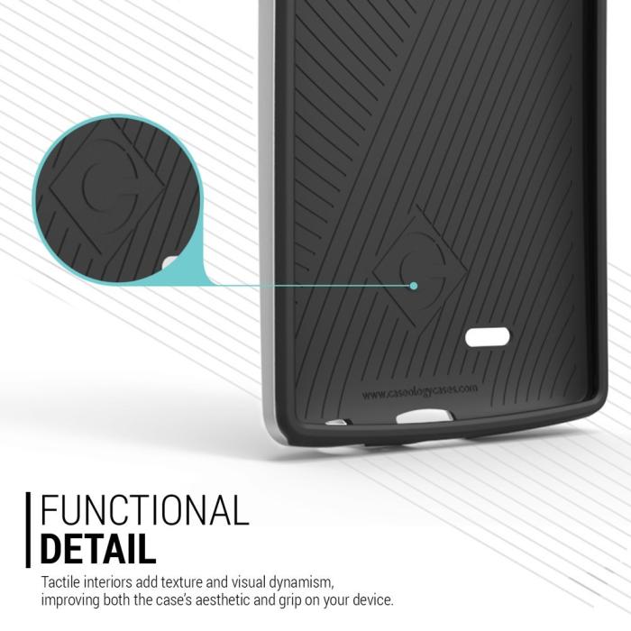 UTGATT5 - Caseology Envoy Series BaksideSkal till LG G4 - Charcoal Black