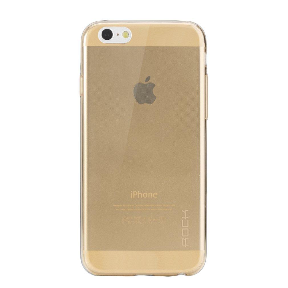 ROCK 0.8mm Ultrathin FlexiCase skal till Apple iPhone 6 / 6S (Gold) | 2353 | AlltMobil