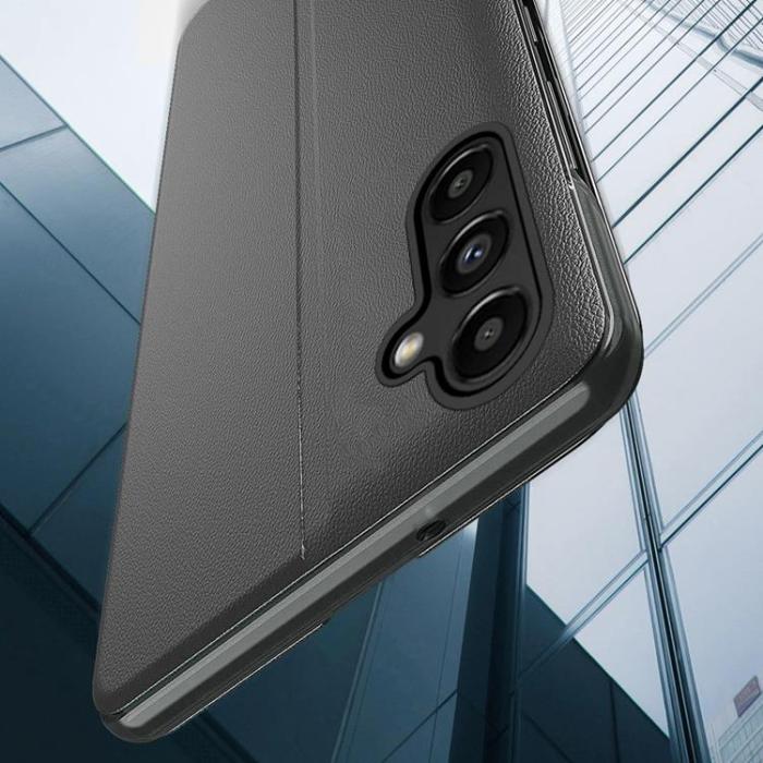 OEM - Galaxy S23 Fodral Eco-Leather View - Svart