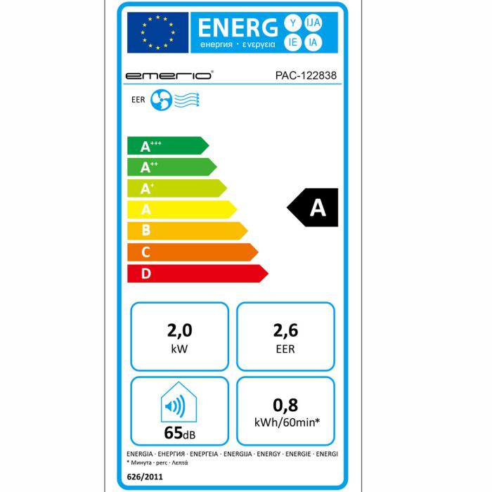 UTGATT5 - Emerio - Luftkonditionering PAC-122838 7000BTU A-klass