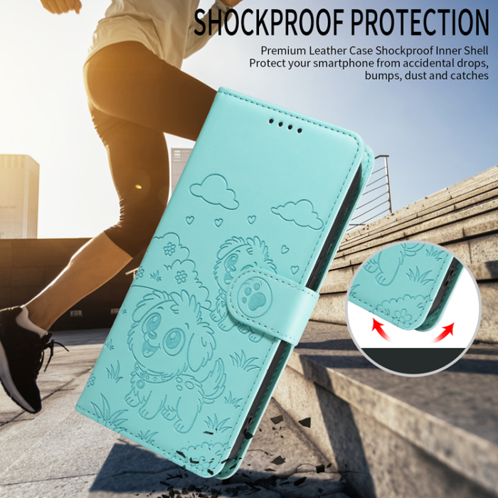 A-One Brand - iPhone 17 Pro Plånboksfodral RFID med handledsrem - Grön