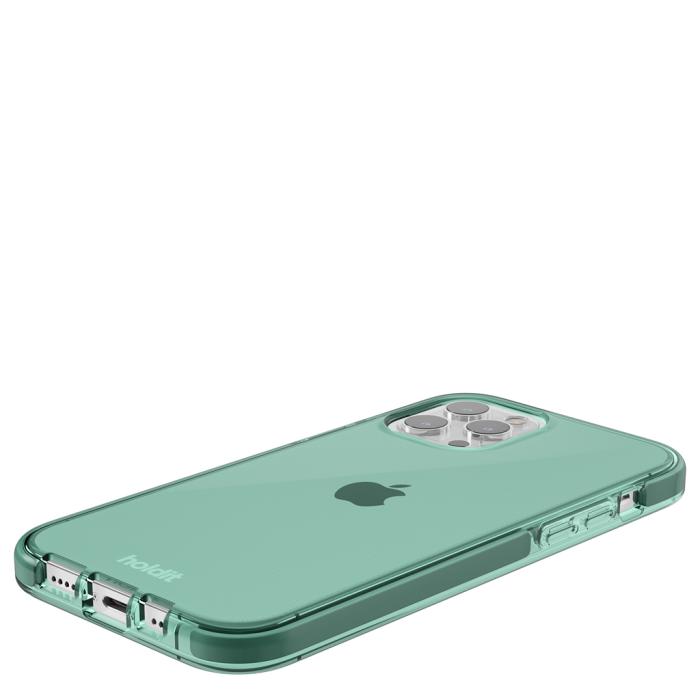 UTGATT5 - Holdit Seethru Skal iPhone 12 Mini - Moss Grön