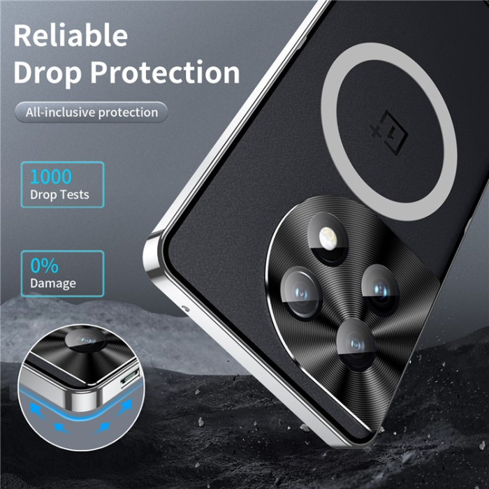 A-One Brand - OnePlus 11 5G Mobilskal Magsafe Metall - Silver