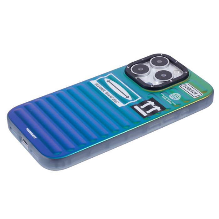 YOUNGKIT - YOUNGKIT iPhone 16 Pro Mobilskal Suitcase Style - Flerfärgad