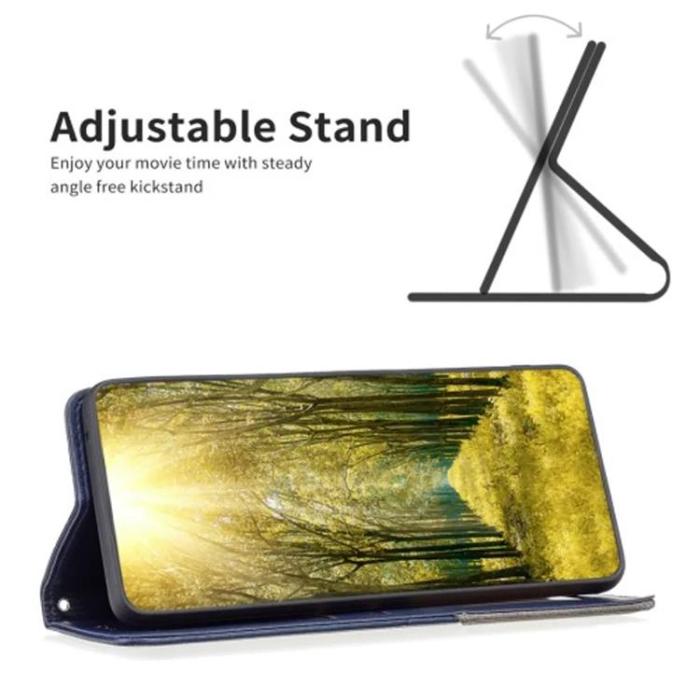 Taltech - iPhone 15 Pro Max Plånboksfodral - Blå