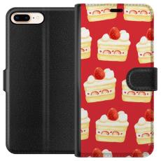iSecrets - Plånboksfodral till Apple iPhone 8 Plus med Tårta
