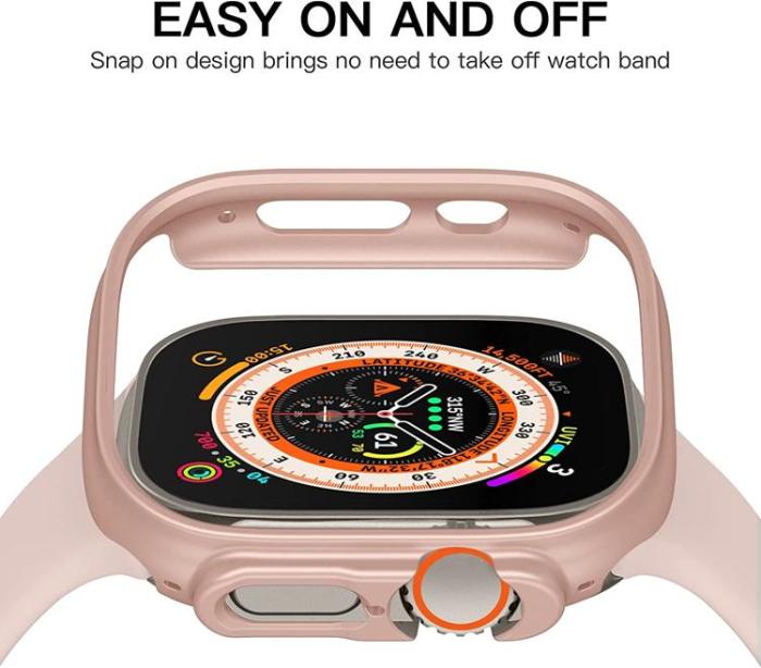OEM - Apple Watch Ultra (49mm) Skal Shockproof - Rosa Guld