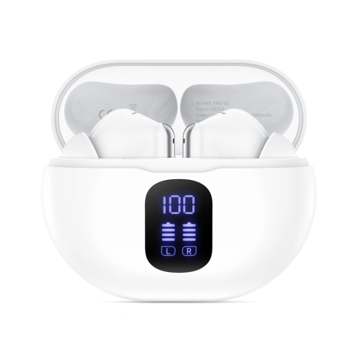 Tech-Protect - Tech-Protect Trådlös Hörlurar In-Ear Ultraboost Pro G2 - Vit